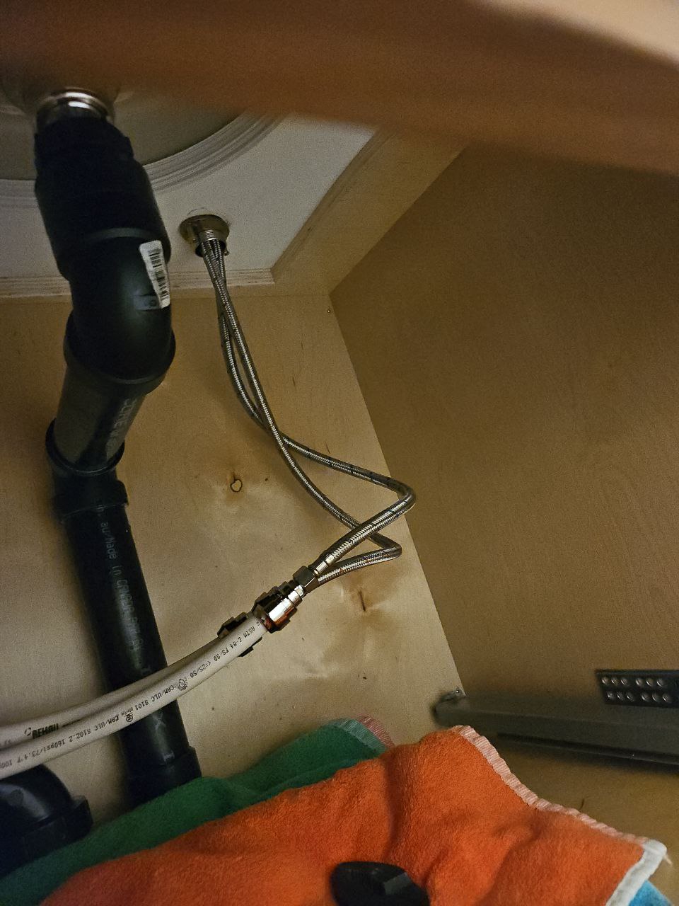 Professional plumbing work in Calgary home